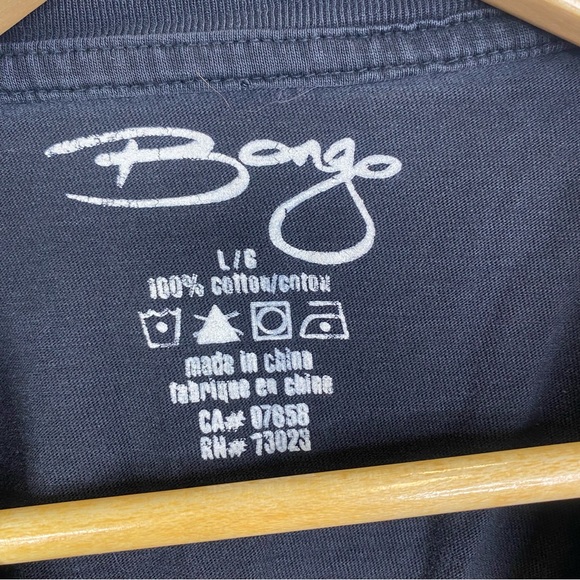 Bongo Cropped Lion Shirt Yoga Cutoff Large - Picture 3 of 4